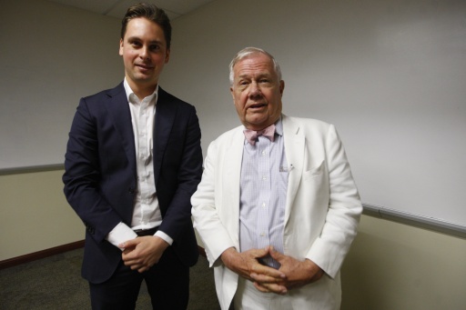 Olav Dirkmaat en Jim Rogers